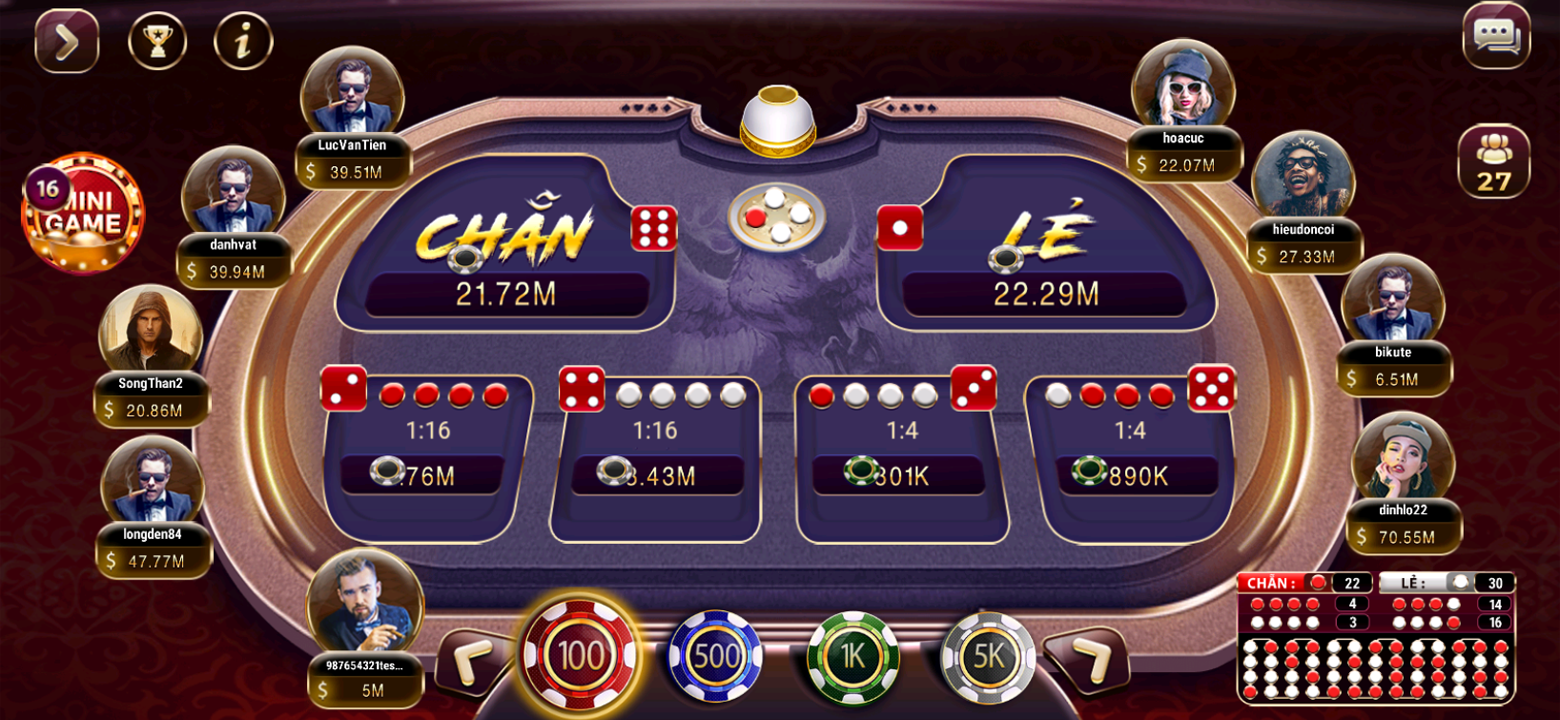 Sảnh casino trực tuyến trên V9bet